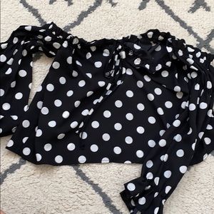 Off the shoulder blouse